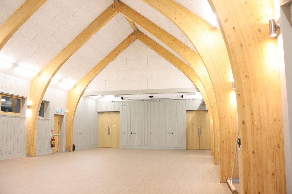 Main hall, Garway Community Centre, Herefordshire